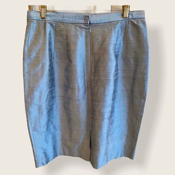 Vintage Kelly Graham New York Silk Skirt Lined EUC - Picture 2 of 4